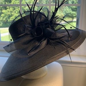 Classic pristine hat for a polished look.